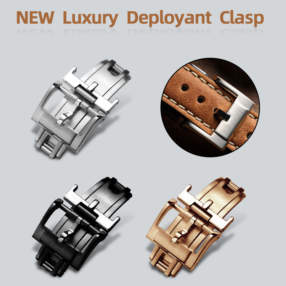 Luxury Watch Gold - NEW Luxury Deployant Clasp 16mm 18mm