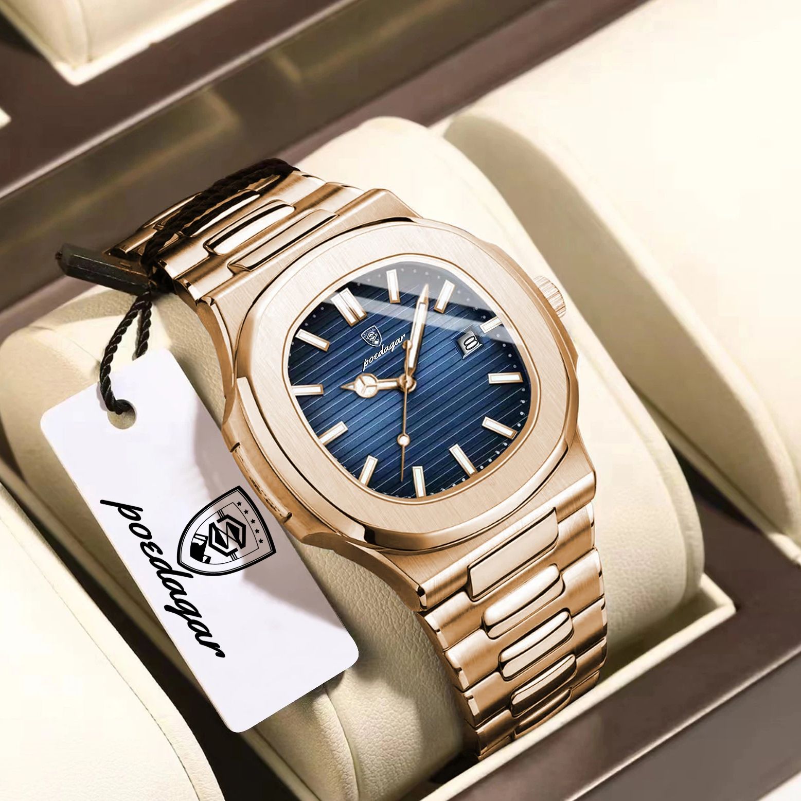 Open Heart Watch - POEDAGAR Fashion Couple Watch Waterproof Luminous