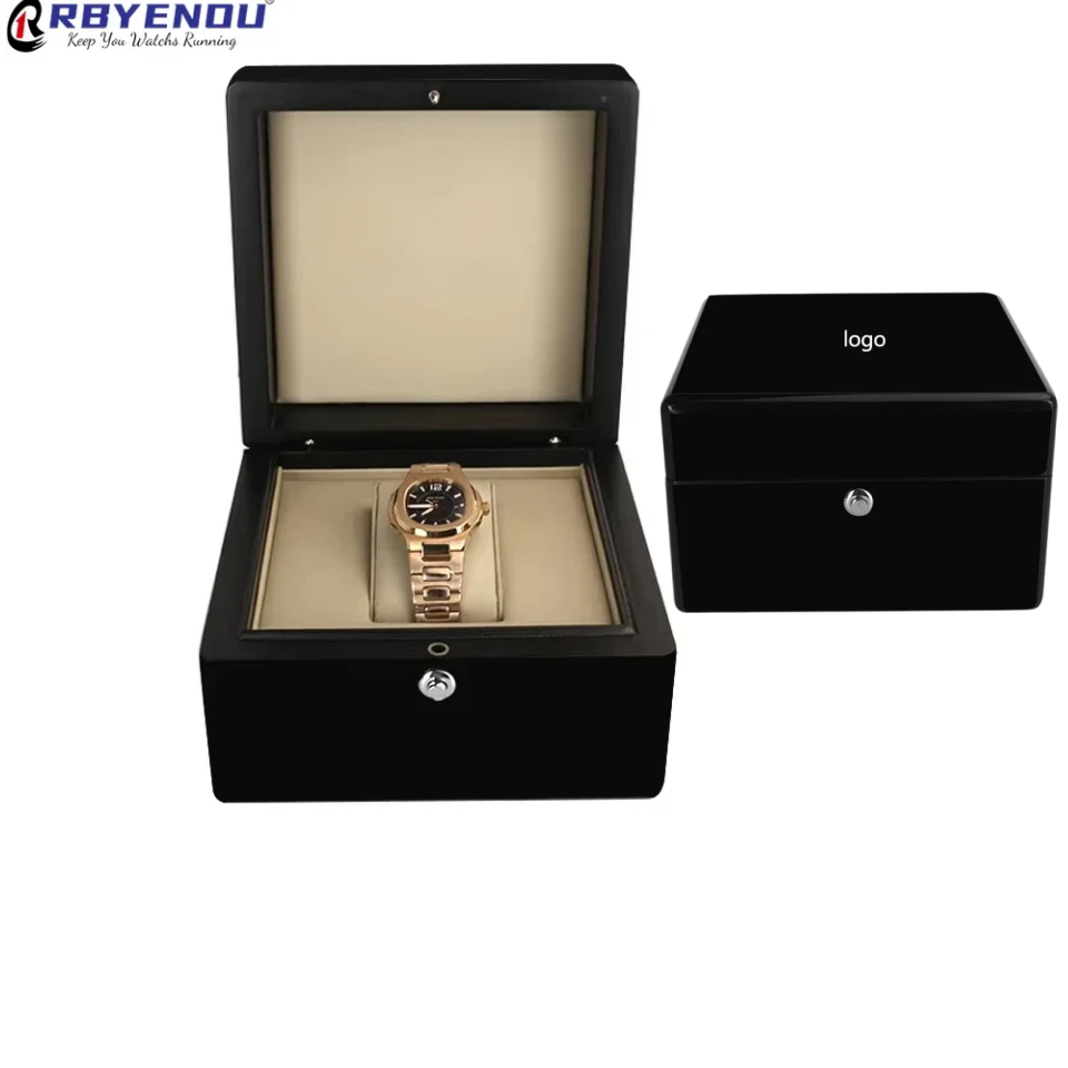 Luxury Watch Brands Logo - Luxury Wooden Customizable Logo Watch Case