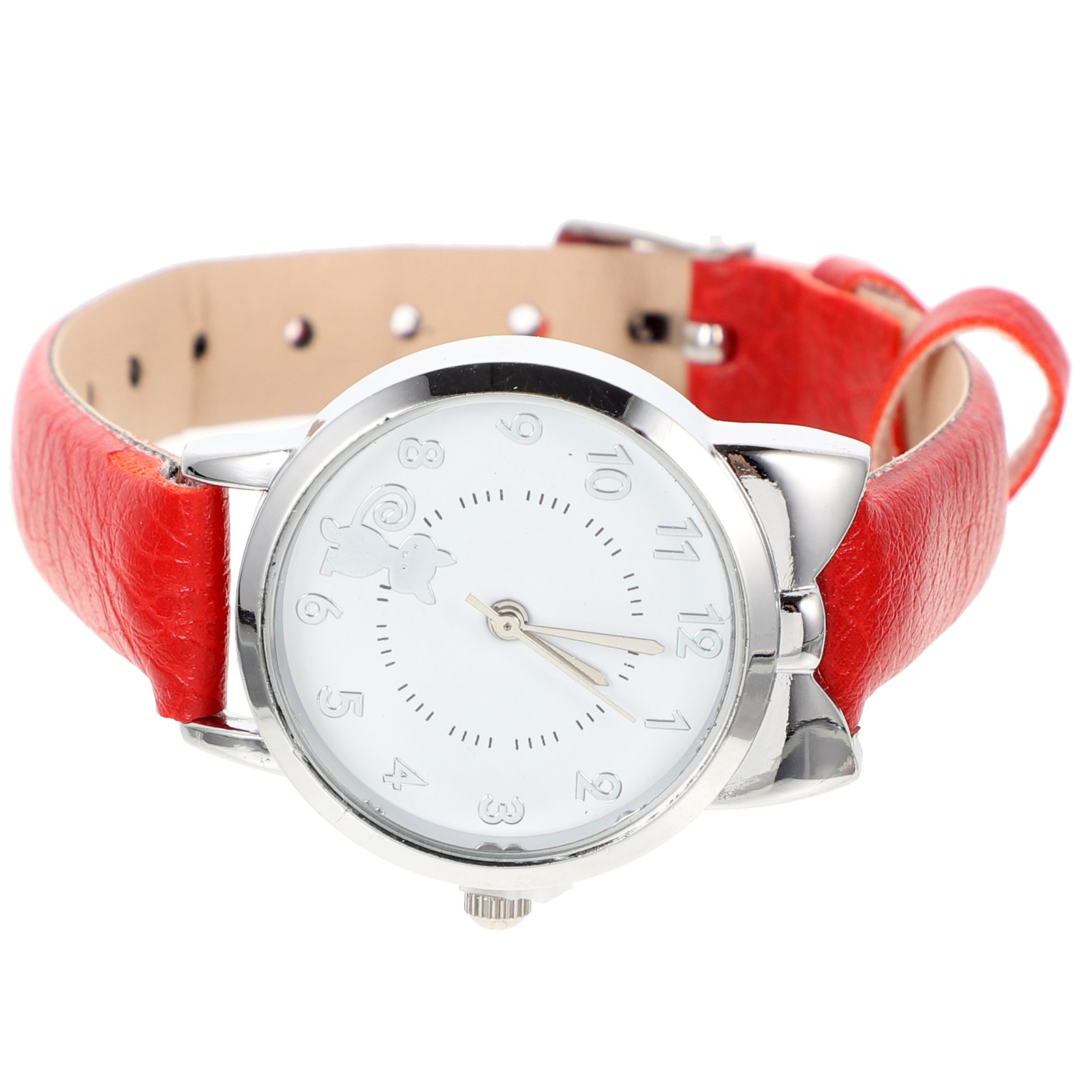 Luxury Watch Drawing - Women Watch Small Cat Drawing Delicate