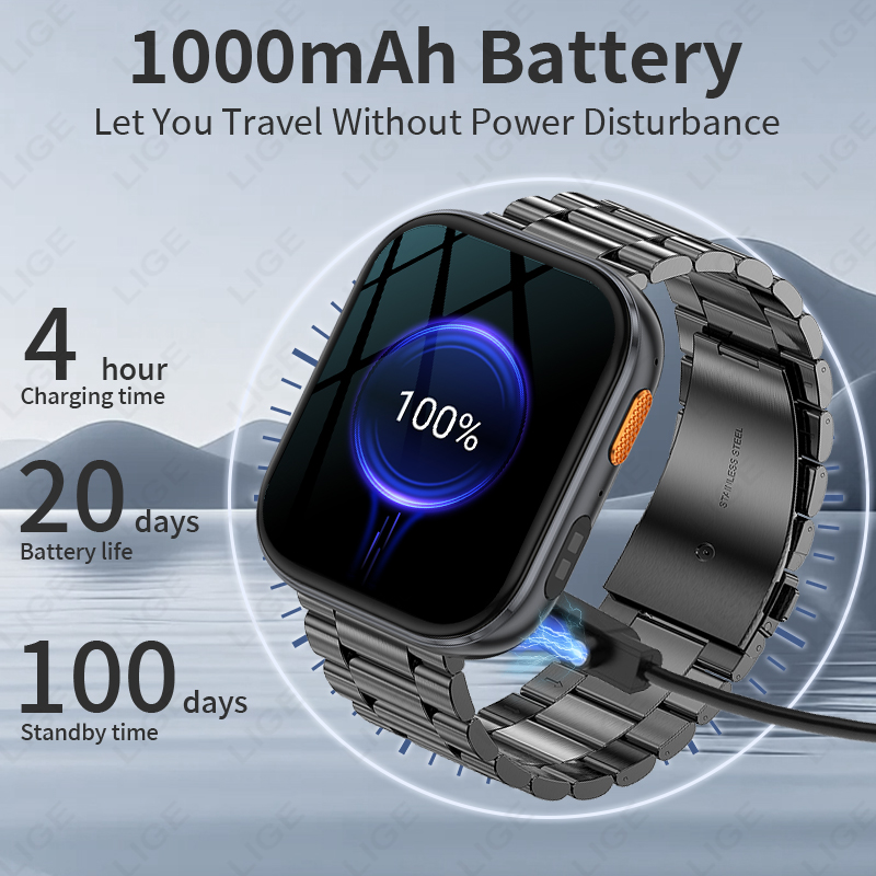 LIGE New Military Outdoor 1000 - Luxury Watch On Wrist review and price