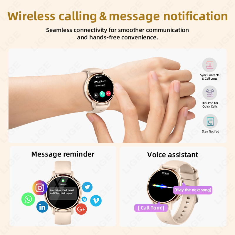 2026 LIGE Women Smart Watch Lu - Luxury Watch On Wrist review and price