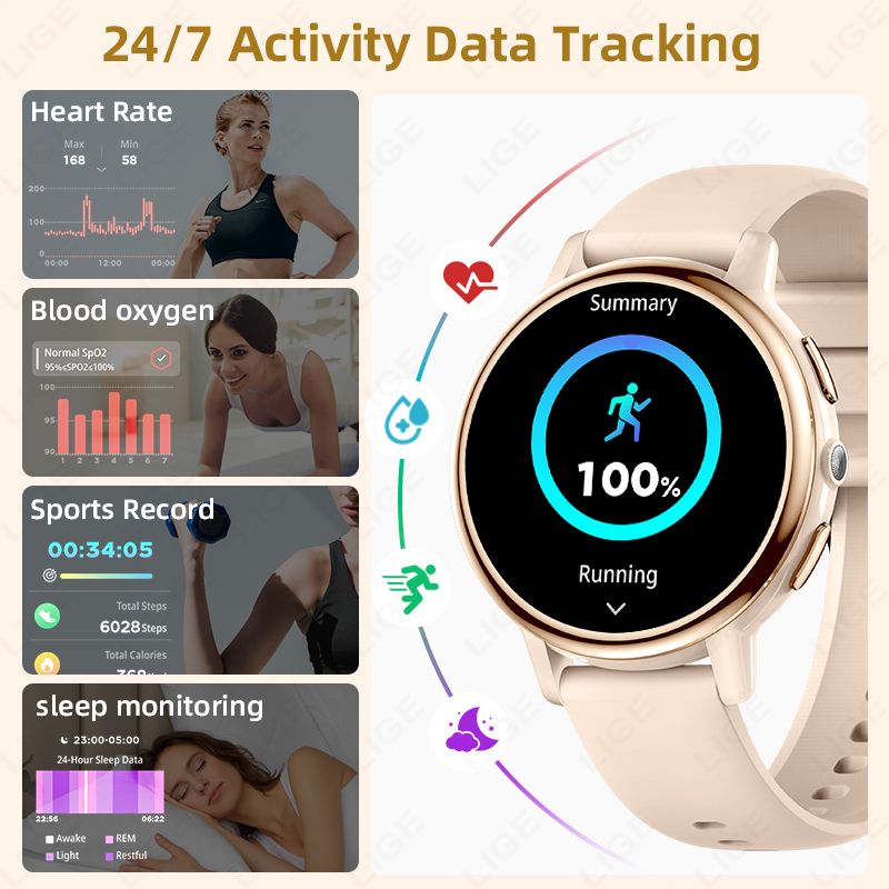 2026 LIGE Women Smart Watch Lu - Luxury Watch On Wrist review and price