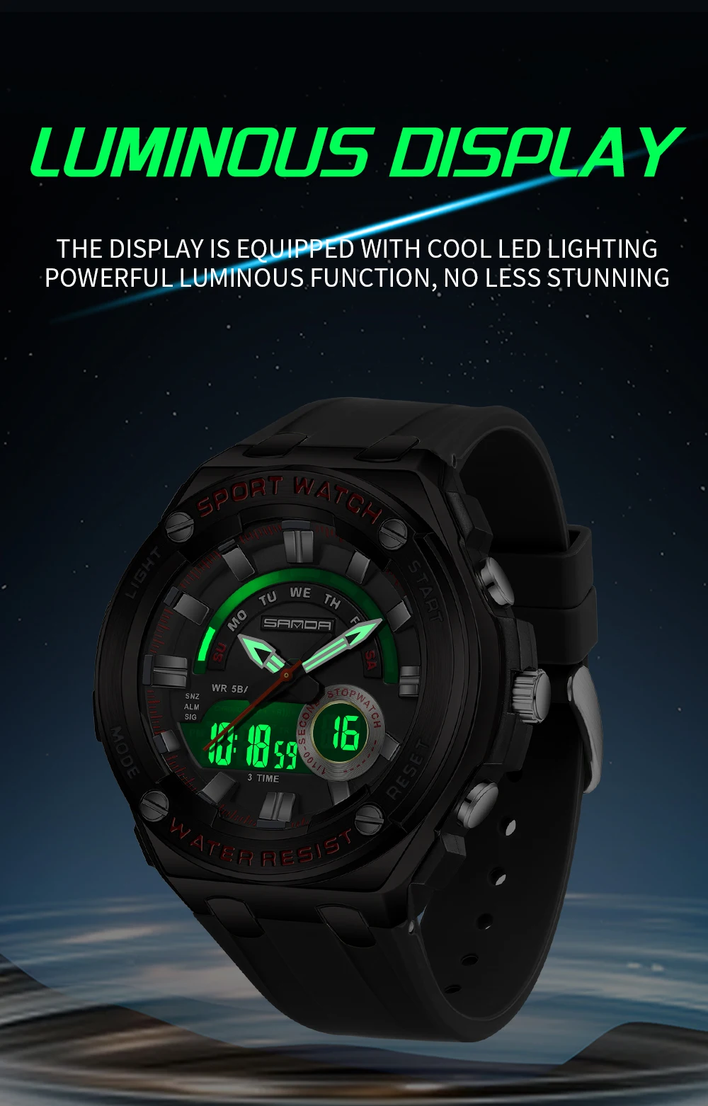 SANDA New Hot Selling Men's El - Luxury Watch Shop review and price