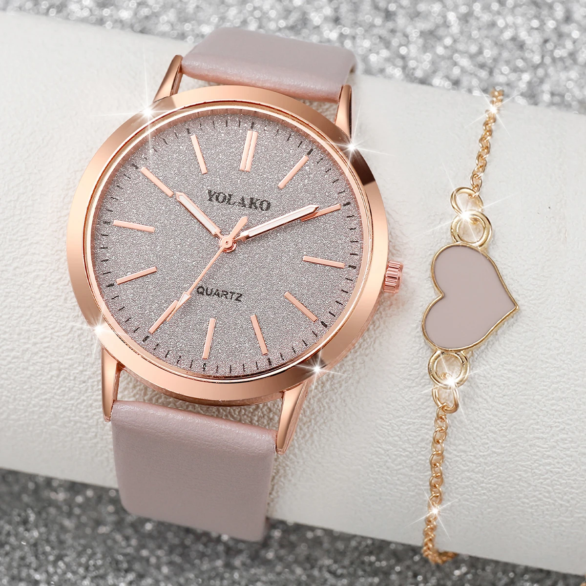 2PCS/Set Fashion Women Watches - Open Heart Watch review and price