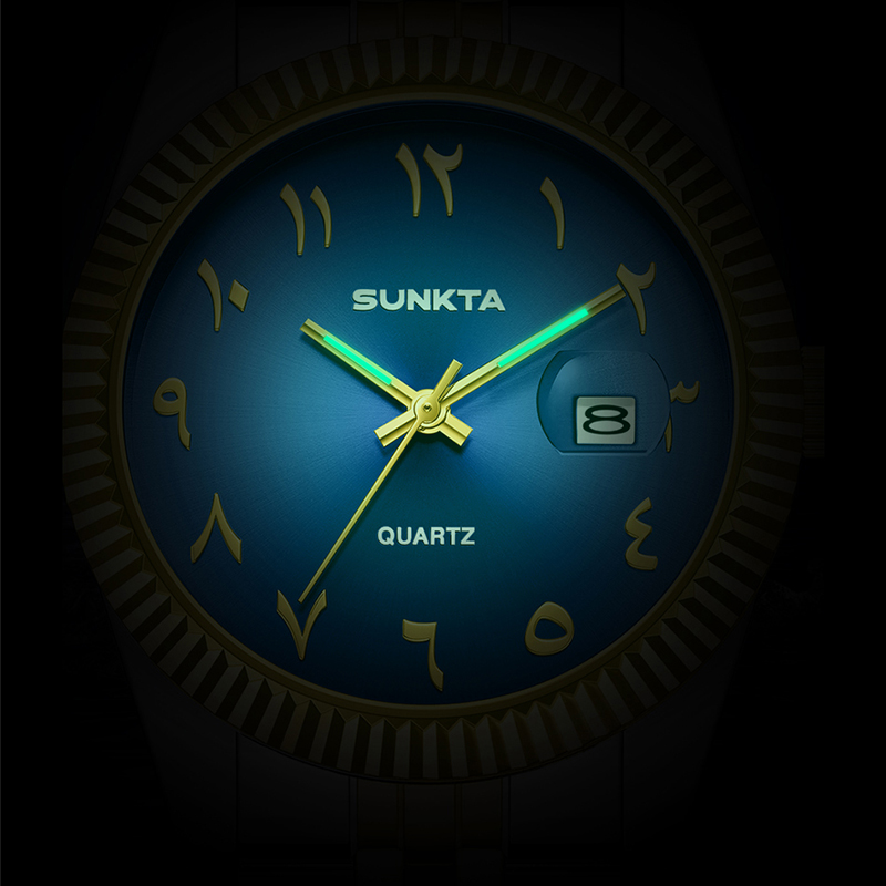 SUNKTA Top Brand Luxury Women' - Luxury Watch With Arabic Numerals review and price