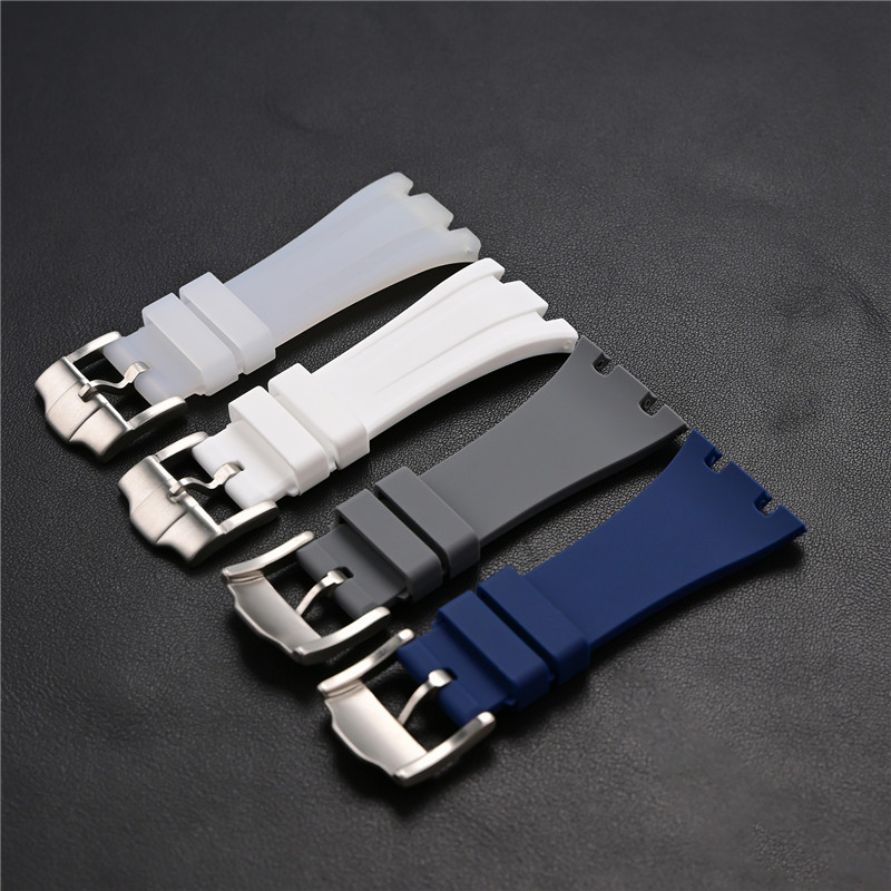 Rubber Silicone Strap 26mm for - Audemars Piguet Watch Royal Oak review and price