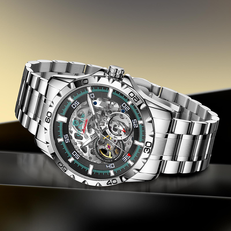 GLENAW New Classic Skeleton Me - Open Heart Watch review and price