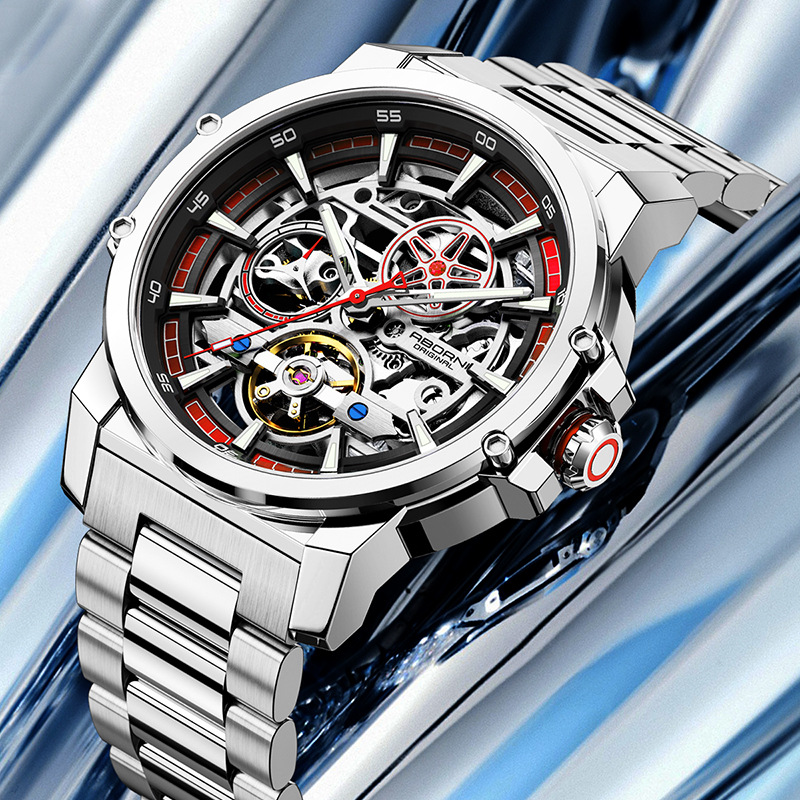ABORNI 9039 Unique Design Skel - Open Heart Watch review and price