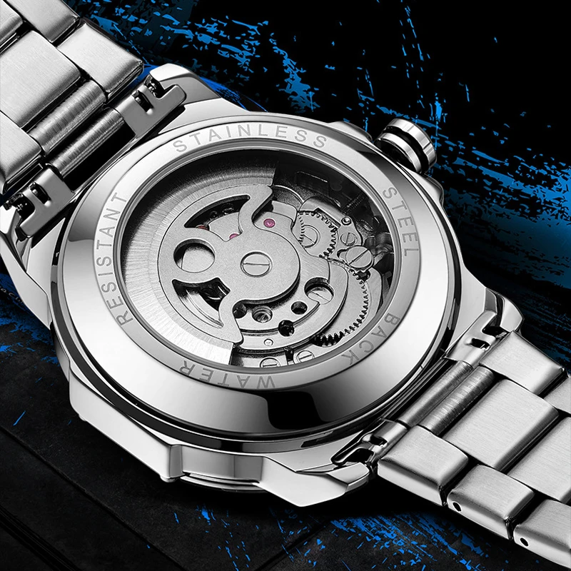 ABORNI 9039 Unique Design Skel - Open Heart Watch review and price
