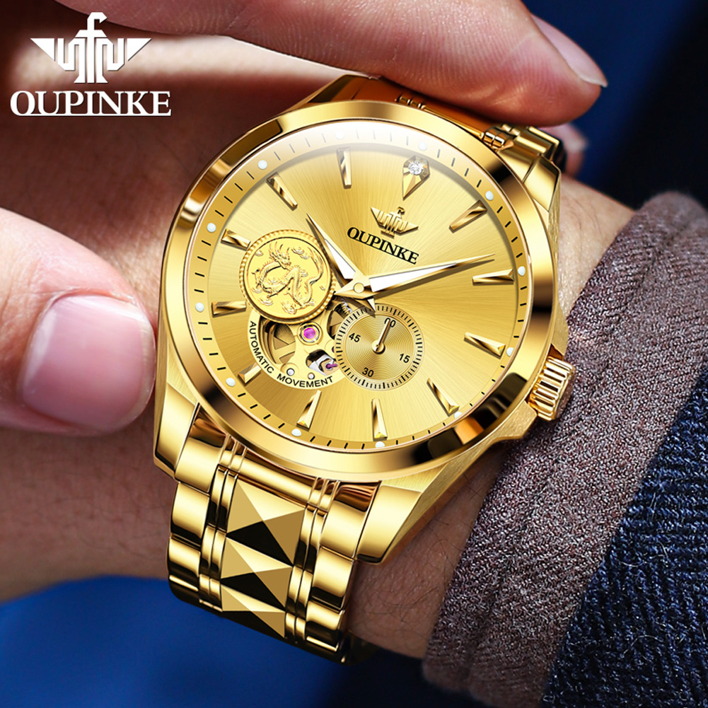 OUPINKE Men's Watches Top Bran - Luxury Watch Brands Logo review and price