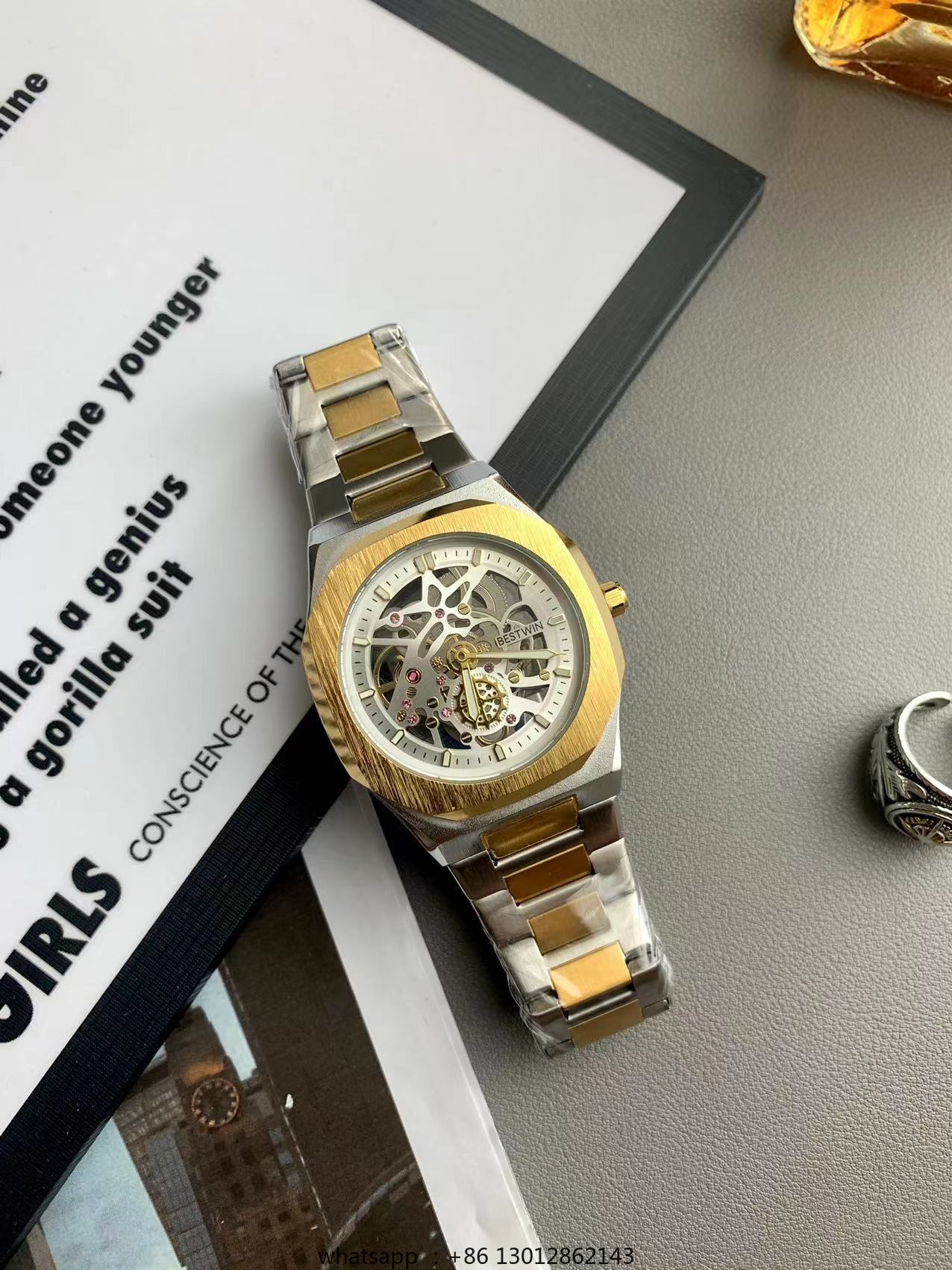 Steel strip waterproof persona - Luxury Watch Gold review and price