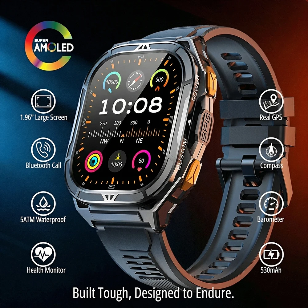 Luxury AMOLED Smartwatch Real  - Luxury Watch On Wrist review and price