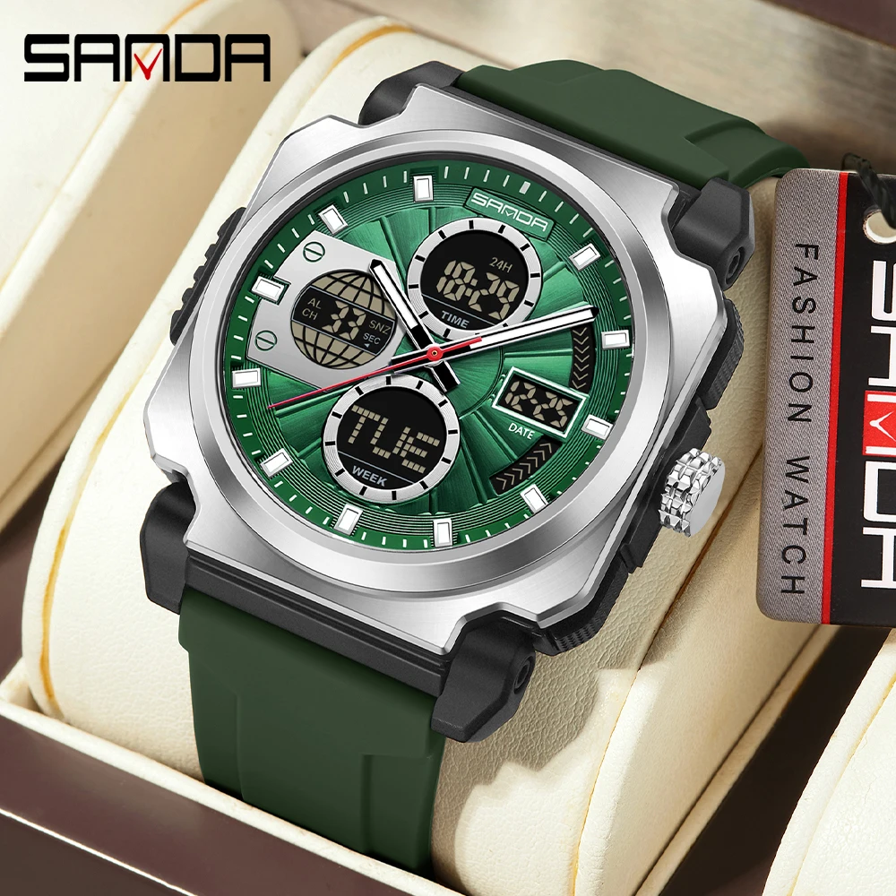 SANDA Men's Electronic Watch O - Luxury Watch Shop review and price