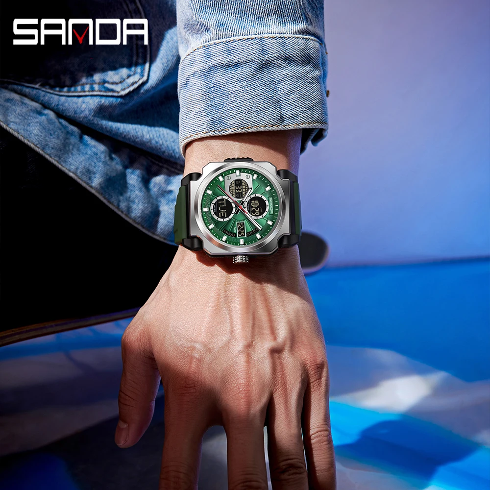 SANDA Men's Electronic Watch O - Luxury Watch Shop review and price