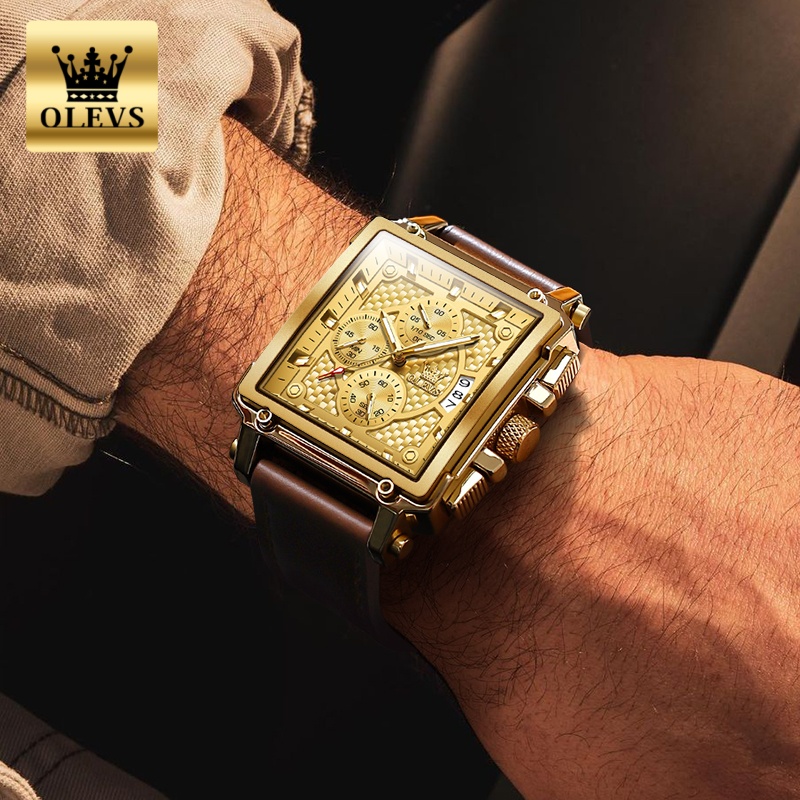 OLEVS Brand Mens Watches Water - Luxury Watch Gold review and price