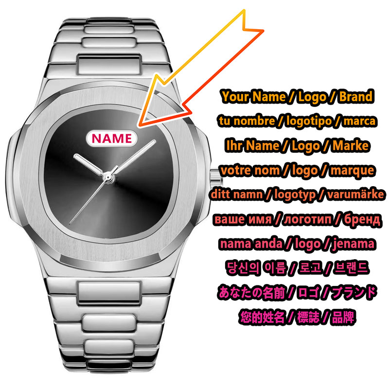 Custom Logo Men's Quartz Watch - Luxury Watch Brands Logo review and price