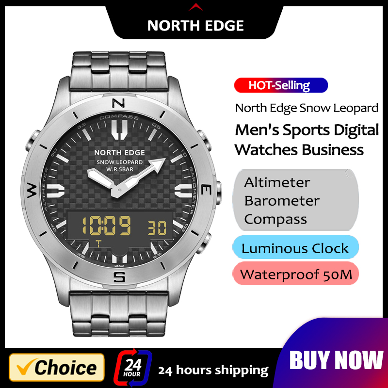 NORTH EDGE Men's Sports Digita - Luxury Watch On Wrist review and price